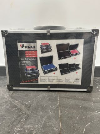 Maleta Herramientas Aluminio Juego 3 Uds