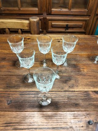 Lote 36 copas de cristal