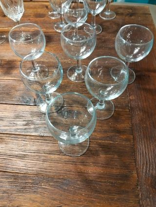 Lote 36 copas de cristal