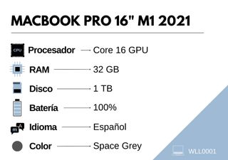MacBook Pro 16" M1 2021