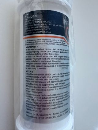 Filtro per frigorifero americano