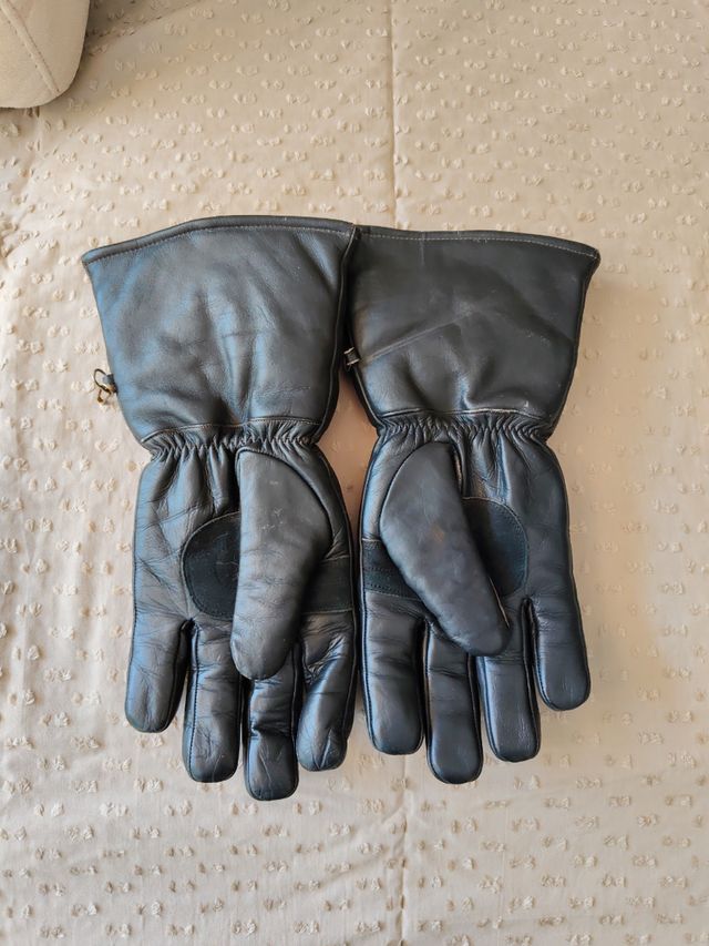 Guantes Thinsulate moto piel invierno