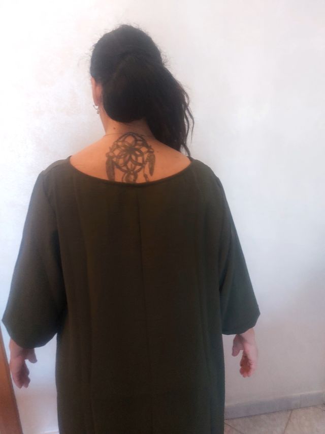 Completo pantalone donna verde oliva