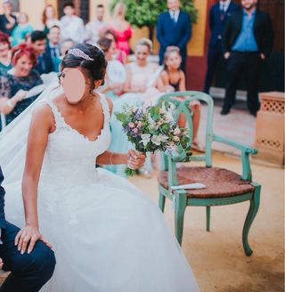 Vestido novia White One Jiselle, talla 38