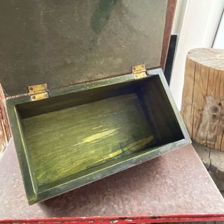 Caja madera vintage Ships Stores