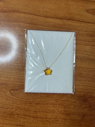 Gargantilla en oro 18K con piedra natural