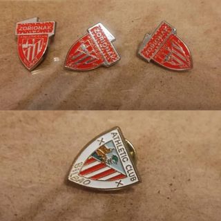 Pins Escudo + Zorionak del Athletic Club Bilbao
