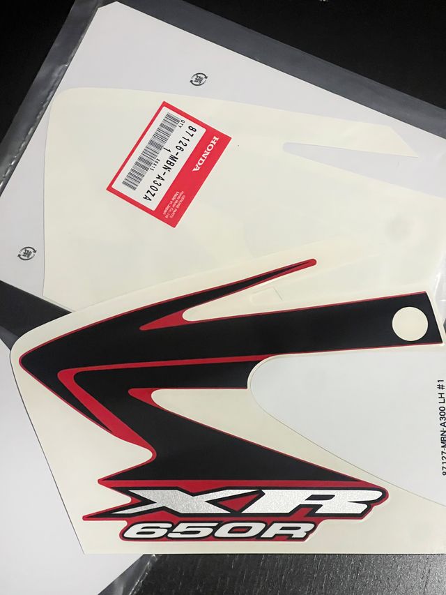 Decals Stickers Graphics Honda XR 650r