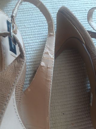 Sandalias tacón Sfera beige