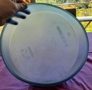 Molde silicona grande redondo azul - Reposteria