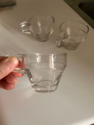 Tazzine caffè in vetro