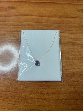Gargantilla en oro 18K con piedra natural
