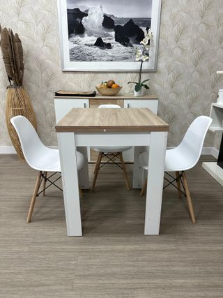 NUEVA MESA EXTENSIBLE CON SILLAS ESPACIOS PEQUEÑOS