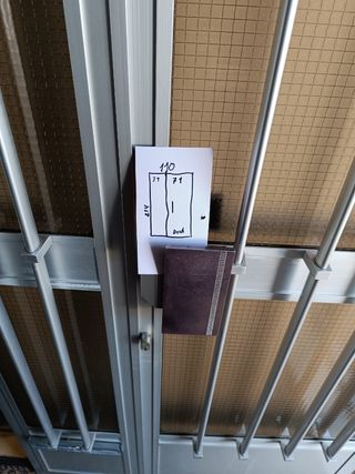 Puerta de entrada de aluminio