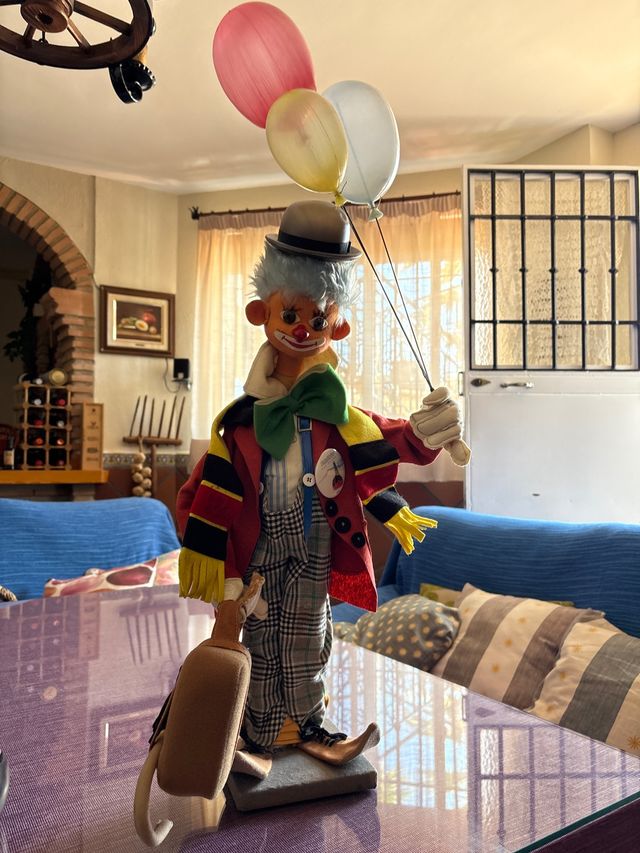 Payaso, muñeco vintag.