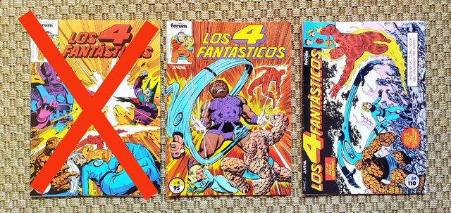 LOS 4 FANTÁSTICOS Forum – Números 8 y 34 (1983)