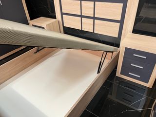 CANAPE ABATIBLE + CABECERO + 2 MESITAS DE NOCHE