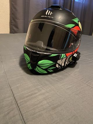 Casco moto mt targo truck