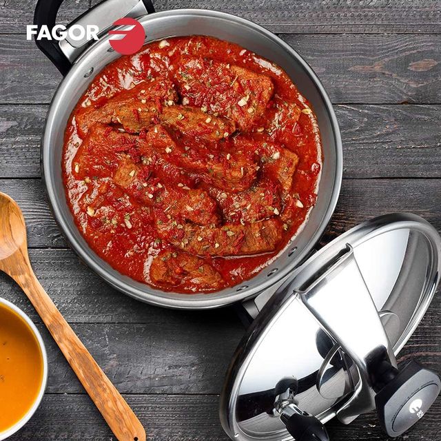 OLLA PRESION FAGOR CLASICA BOMBE 8 LITROS