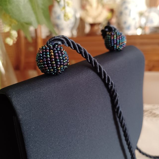 Bolso Menbur azul marino - Bolitas