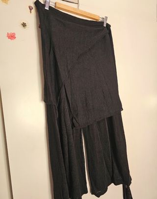 Pantalones con pareo Zara