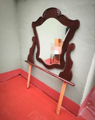 Espejo tocador antiguo
