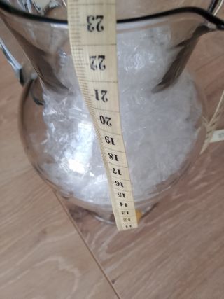 Jarra agua cristal vintage