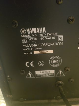 Amplificador 5.1 yamaha rx v420