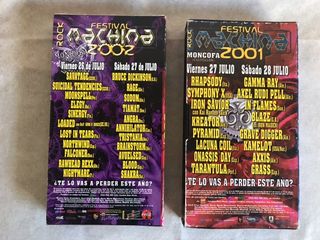 VHS FESTIVAL ROCK MACHINA HEAVY METAL HARD ROCK 