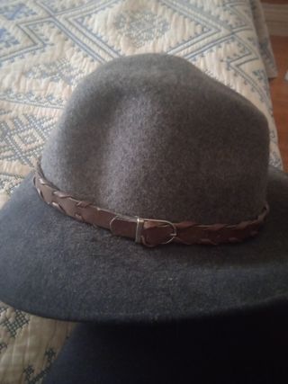 Sombrero mujer gris