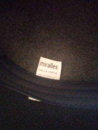 Sombrero mujer gris