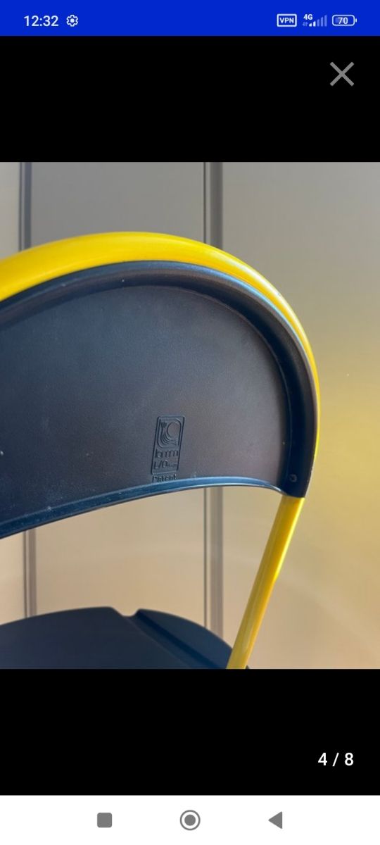 Sedia Lamm anni '80 vintage