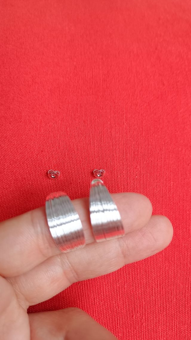 Pendientes plata aro