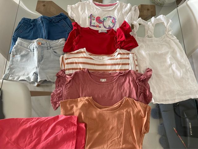 Lote ropa niña verano 6-7 años