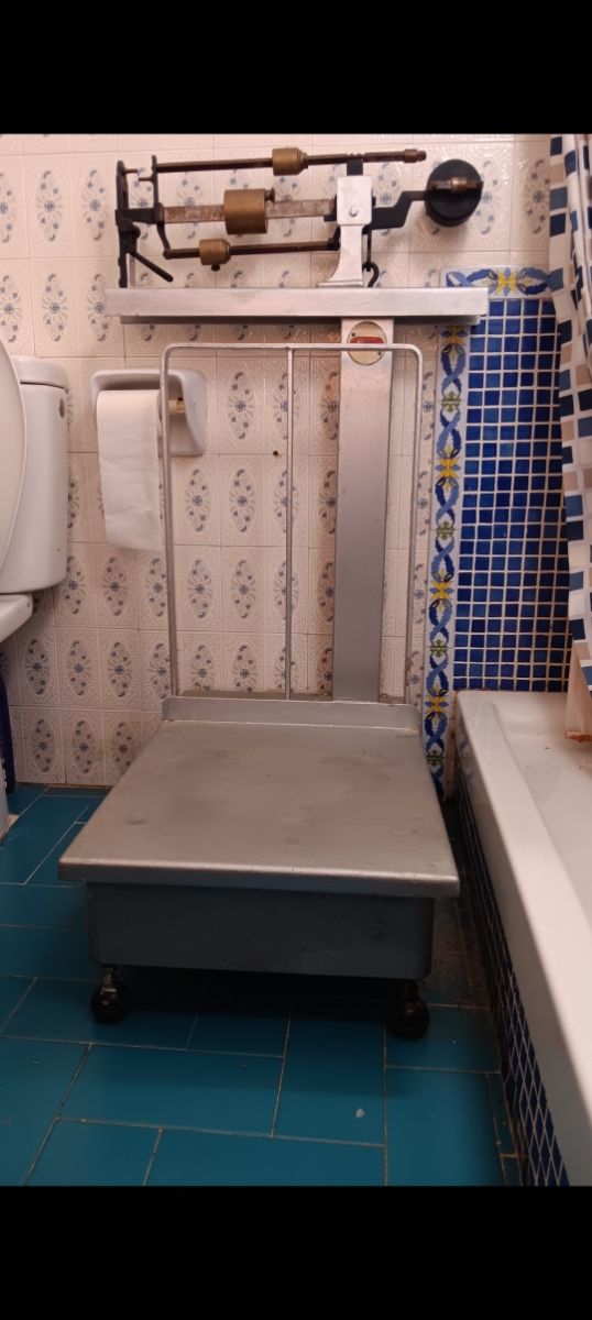 Báscula MOBBA antigua agrícola-ganadera