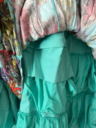 Traje Flamenca turquesa