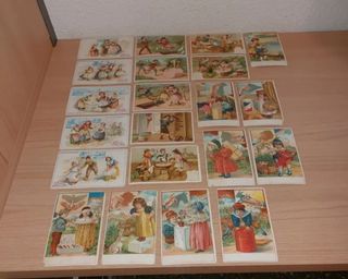 Cromos antiguos: 36 piezas