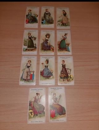 Cromos antiguos: 36 piezas