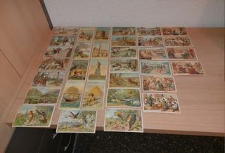 Cromos antiguos: 36 piezas