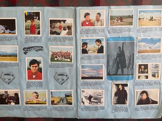 Álbum Cromos Superman película incompleto