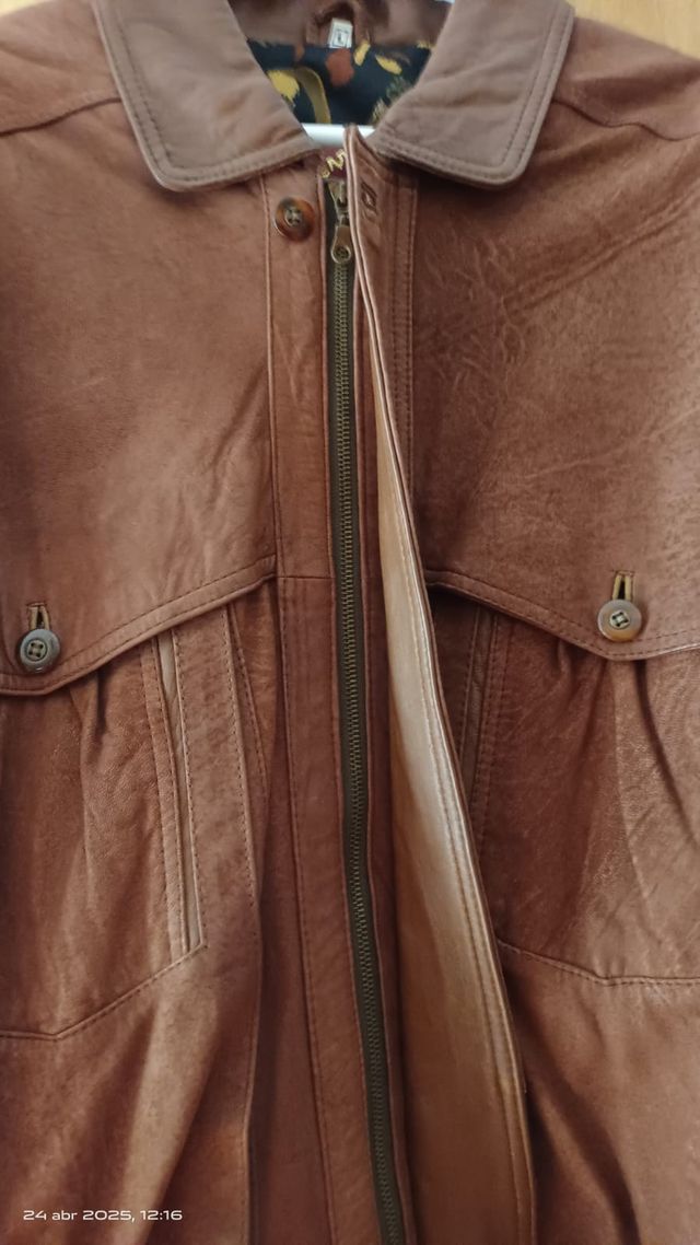 Cazadora Nobuck Hombre Talla L