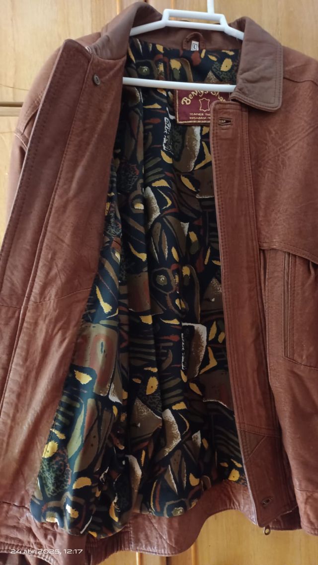 Cazadora Nobuck Hombre Talla L