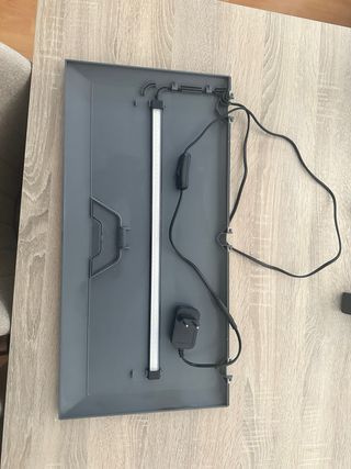 Pecera 60l - Acuario de cristal, filtro y tira led