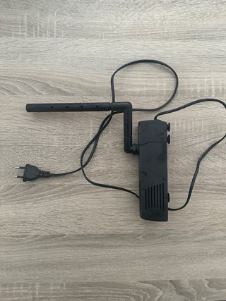 Pecera 60l - Acuario de cristal, filtro y tira led