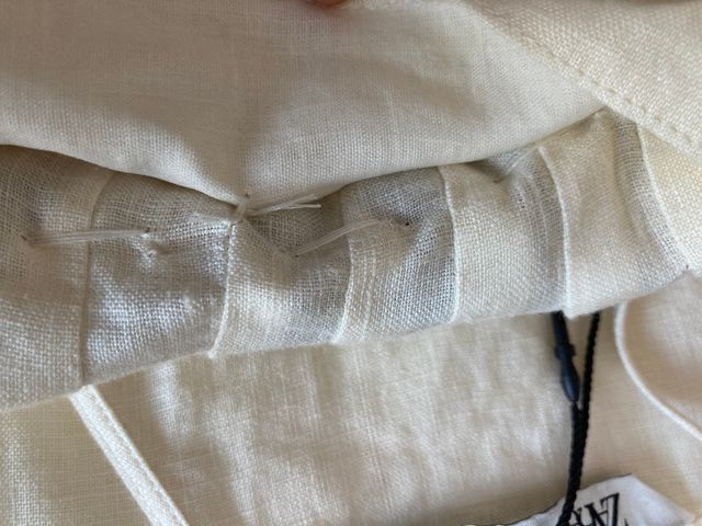 Zara Top canotta 100% lino