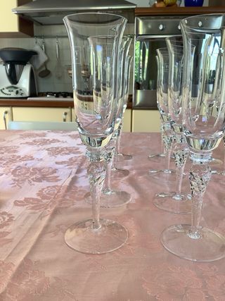 12 Flute in Cristallo - Set Completo