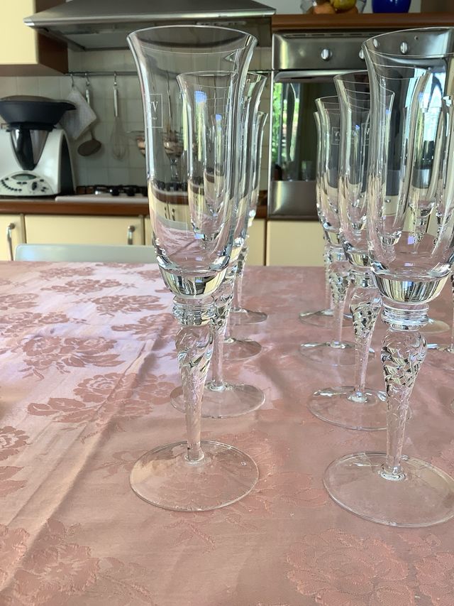 12 Flute in Cristallo - Set Completo