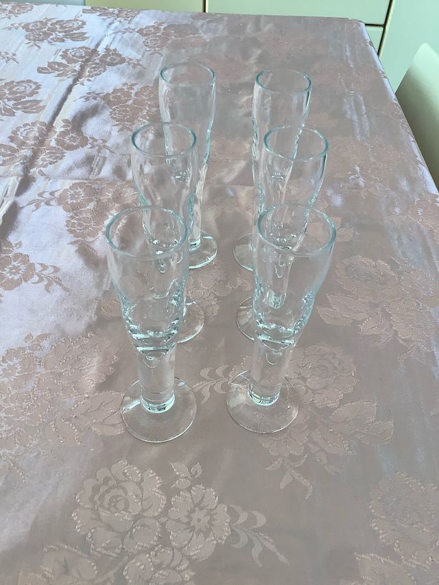 Bicchieri liquore cristallo - 6pz