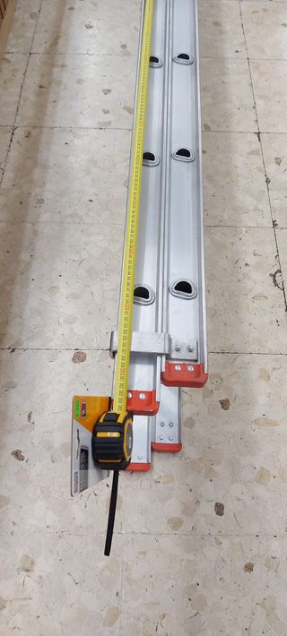 Escalera de dos tramos. Sólo extensible. 6m