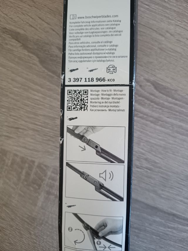 Escobillas coche Bosch AeroTwin A 966S